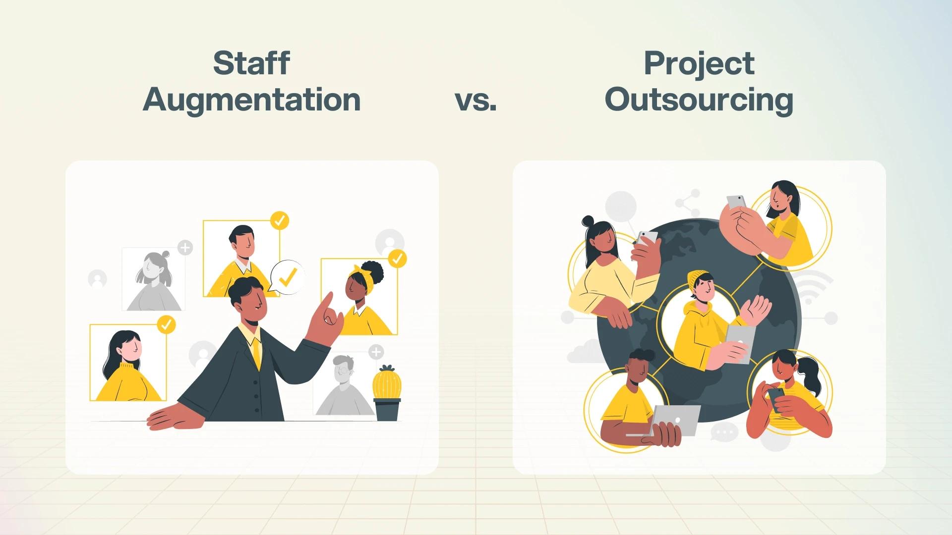 Decision Matrix for Choosing Between Staff Augmentation and Project Outsourcing