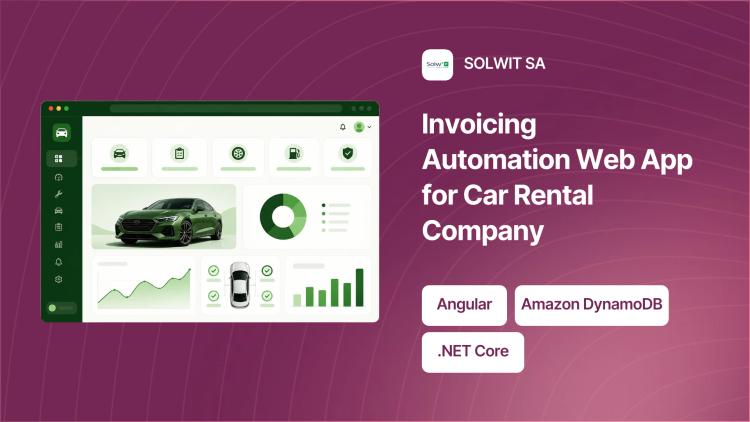 Preview of the Invoicing Automation Web App for Car Rental Company