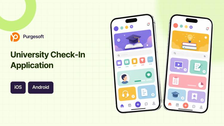 University Student Check-In Mobile App (iOS & Android) image