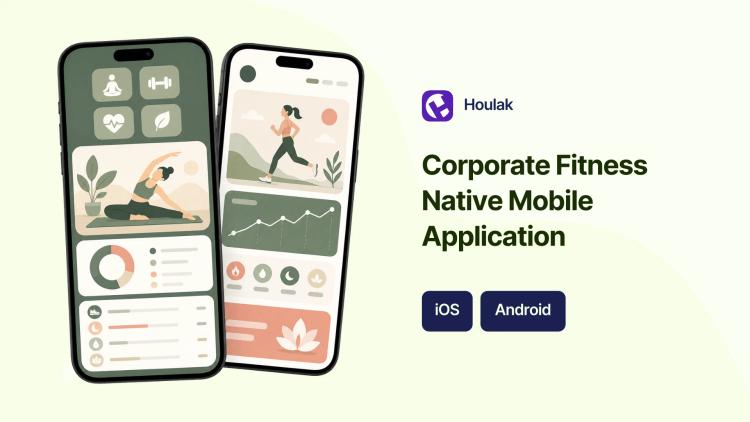 Preview of the Native Mobile App for Corporate Fitness Platform