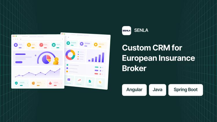 Preview of the Custom CRM for European Insurance Broker