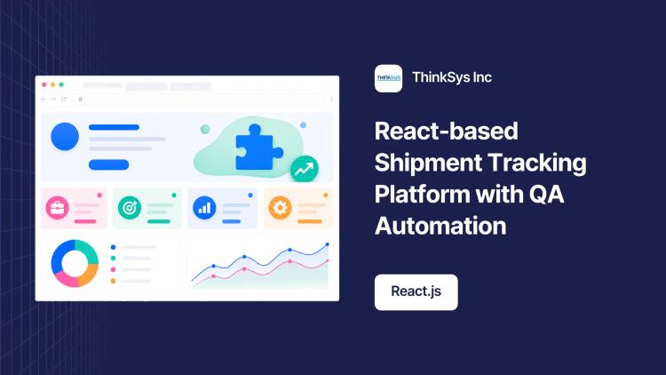 Preview of the React-based Shipment Tracking Platform with QA Automation