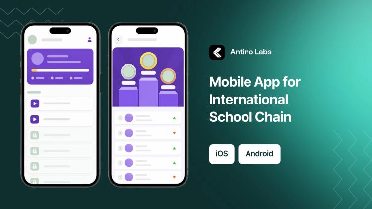 Preview of the Education Mobile App Development for International School Chain