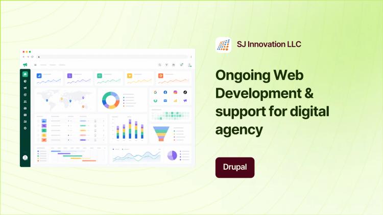 Preview of the Ongoing Web Development & Drupal Support for Digital Branding Agency