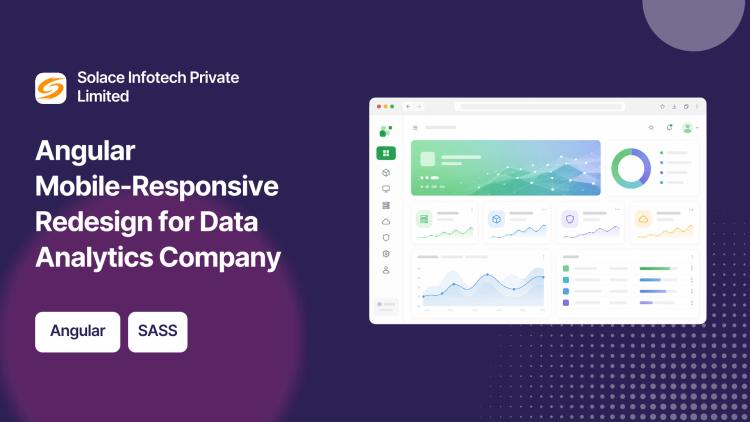 Preview of the Angular Mobile-Responsive Redesign for Data Analytics Company