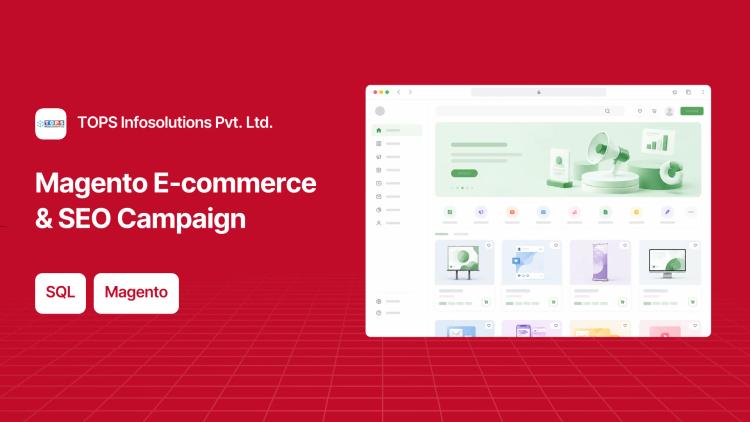 Preview of the Magento E-commerce Development & SEO for Advertising Agency Client