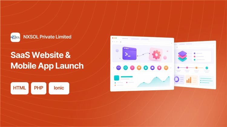 Preview of the SaaS Platform Website and Mobile App Development
