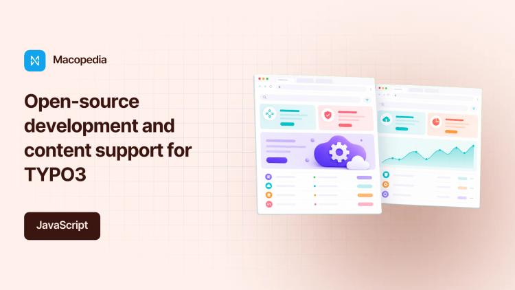 Preview of the Open-source development and content support for TYPO3