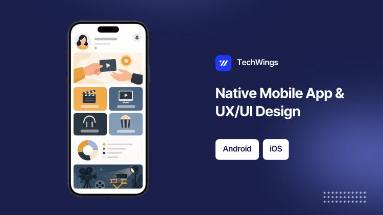 Preview of the Native Android & iOS App Development for Social Media Company