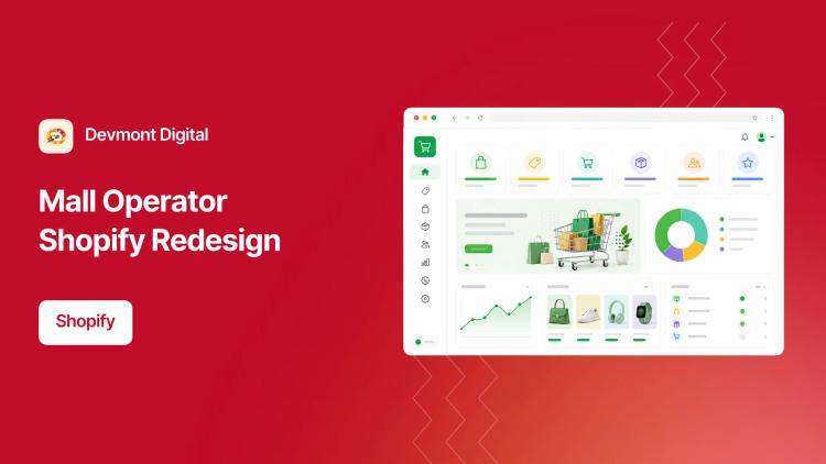Preview of the Shopify E-commerce Redesign for Mall Operator