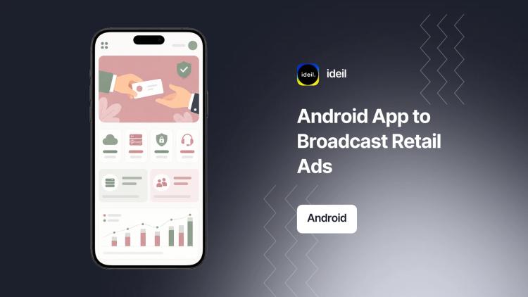 Preview of the Android Retail Advertising App for Telecommunications Client