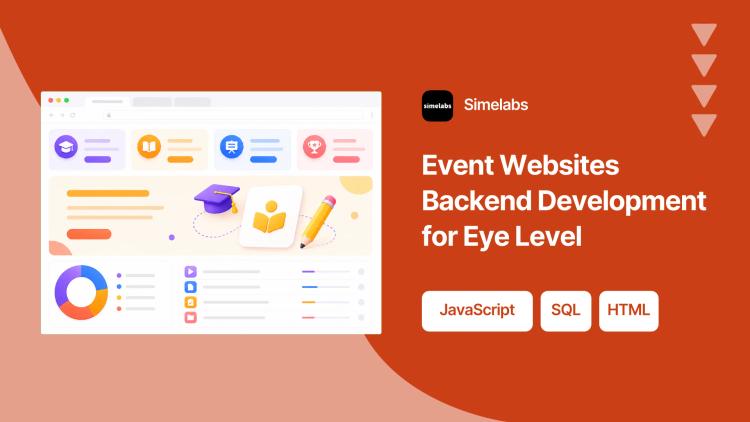 Preview of the Event Websites Backend Development for Eye Level