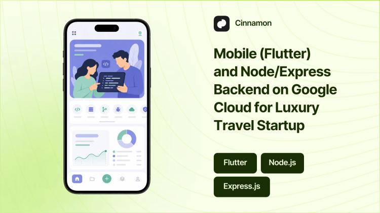 Preview of the Mobile (Flutter) and Node/Express Backend on Google Cloud for Luxury Travel Startup