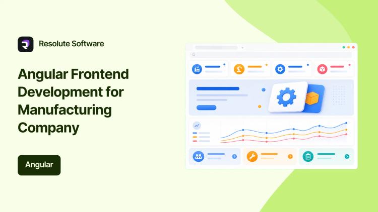 Preview of the Angular Frontend Development for Manufacturing Company