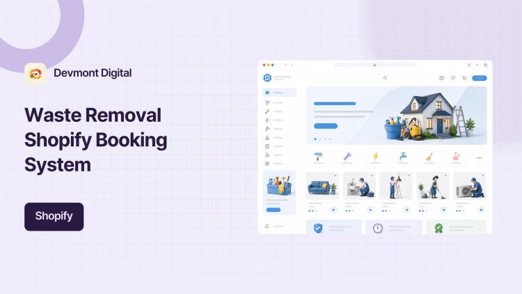 Preview of the Shopify Booking System for Waste Removal Company