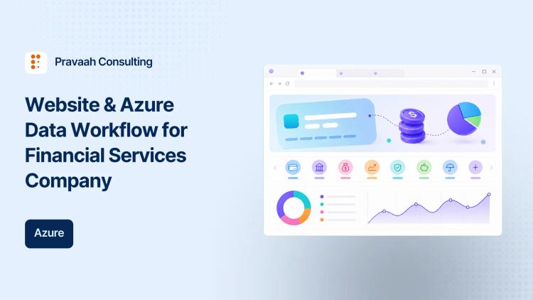 Website & Azure Data Workflow for Financial Services Company image