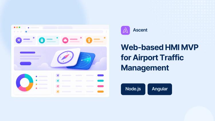 Preview of the Web-based HMI MVP for Airport Traffic Management