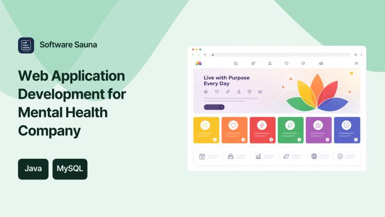 Preview of the Web Application Development for Mental Health Company