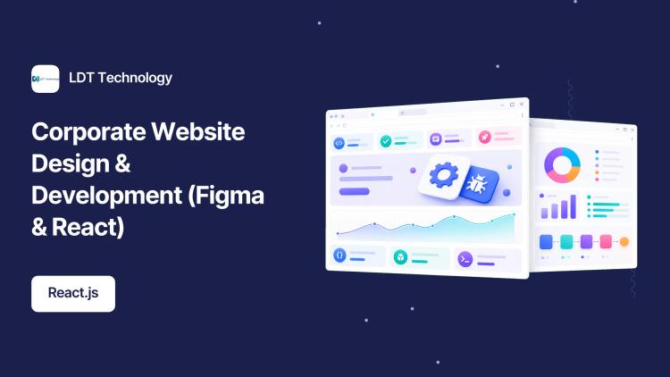 Preview of the Corporate Website Design & Development (Figma & React)