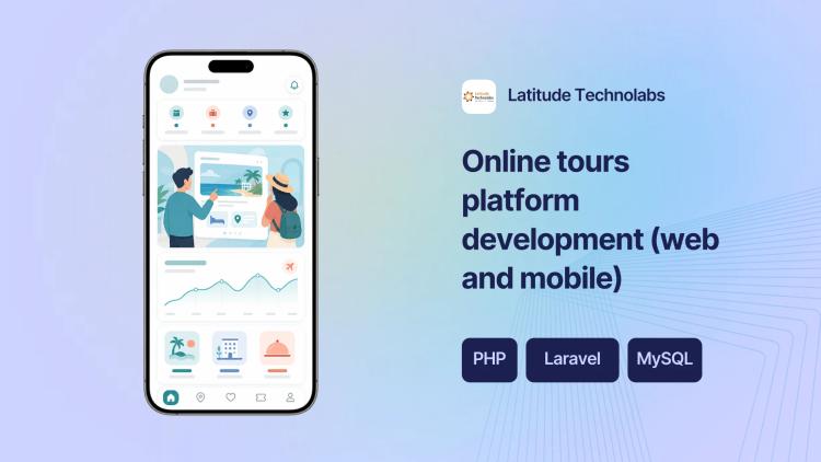 Preview of the Online tours platform development (web and mobile)