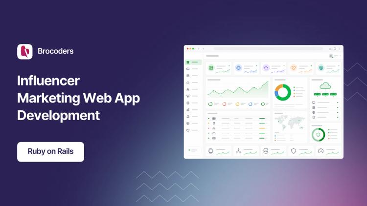 Preview of the Influencer Marketing Web App Development