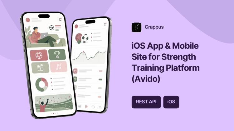 Preview of the iOS App & Mobile Site for Strength Training Platform (Avido)