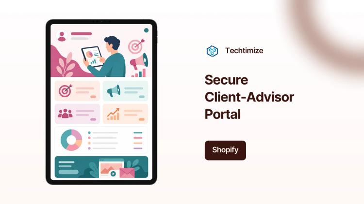 Preview of the Client-Advisor Secure Portal for Creative Agency