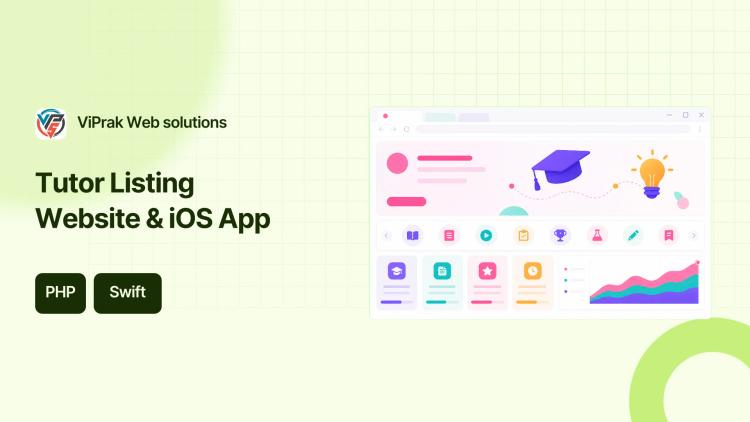 Website and iOS App for Online Tutor Listing Service image