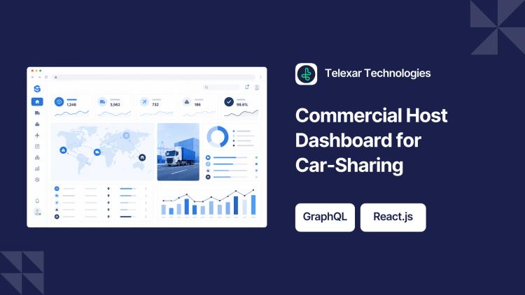 Preview of the Commercial Host Dashboard for Urent (Car-Sharing Platform)