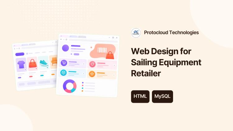 Preview of the Web Design for Sailing Equipment Retailer