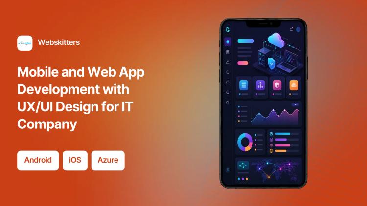 Preview of the Mobile and Web App Development with UX/UI Design for IT Company