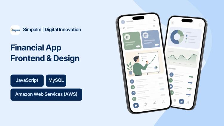 Preview of the Frontend Development & Design for Financial Services App