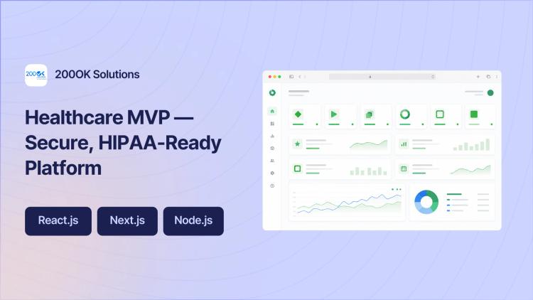 HIPAA-Compliant Healthcare MVP Development image