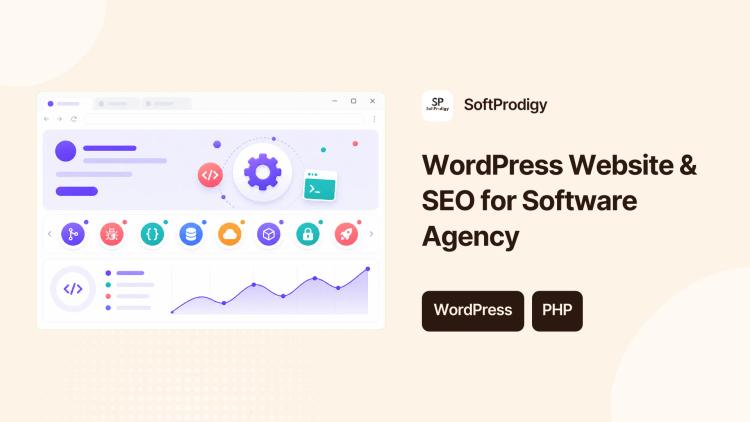 Preview of the WordPress Web Development & Digital Marketing for Software Agency