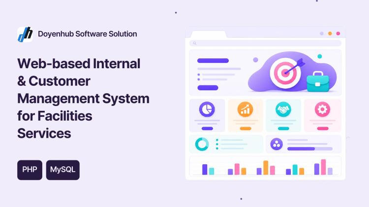 Web-based Internal & Customer Management System for Facilities Services image