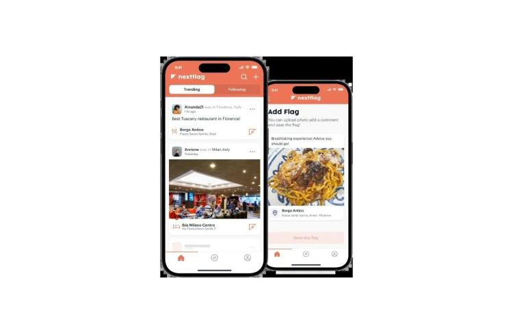 Preview of the Nextflag: React Native Travel App