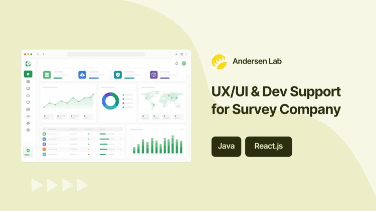 Preview of the UX/UI & Dev Support for Survey Company
