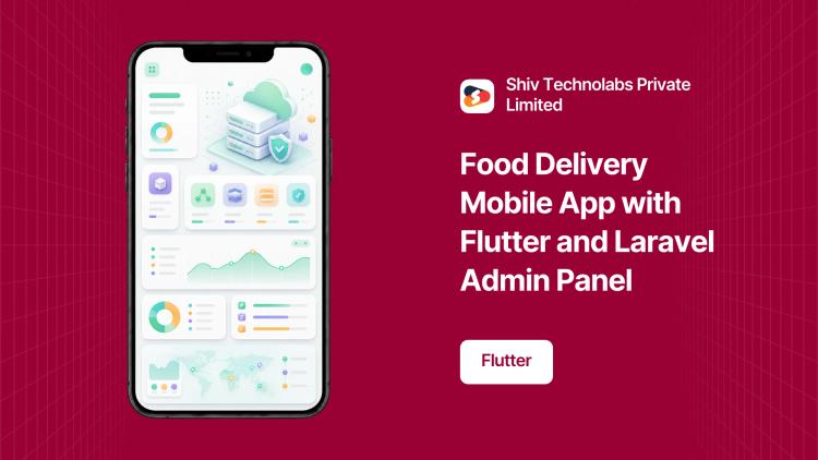 Preview of the Food Delivery Mobile App with Flutter and Laravel Admin Panel