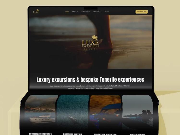 Preview of the Luxe Excursions: Tour Booking Platform