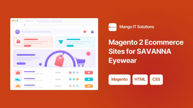 Magento 2 Development & Design for SAVANNA Eyewear image
