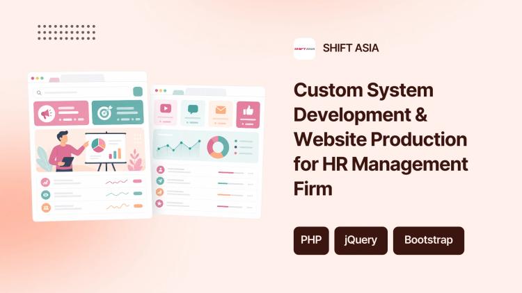 Preview of the Custom System Development & Website Production for HR Management Firm