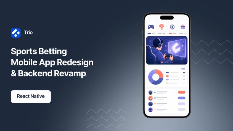 Sports Betting Mobile App Redesign & Backend Revamp image
