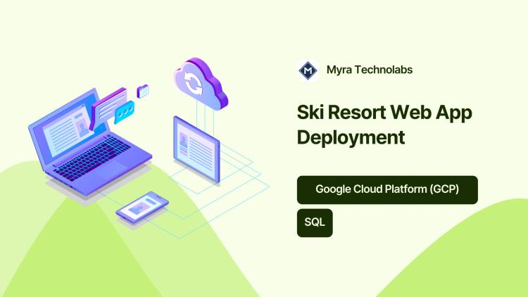 Preview of the Deployment Architecture for SnowMadList Ski Resort Web App