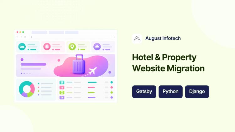 Website Migration for Hotel & Property Management (Gatsby + Django) image