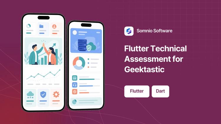 Preview of the Flutter Technical Assessment for Geektastic