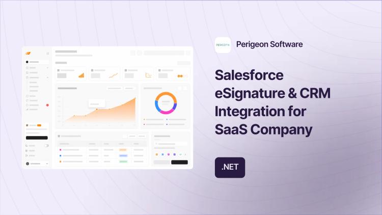 Preview of the Salesforce eSignature & CRM Integration for SaaS Company