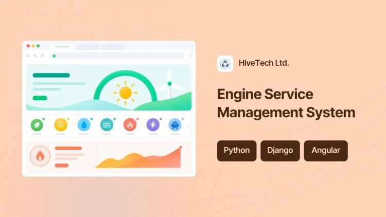 Engine Service Management Tool for Energy Company image