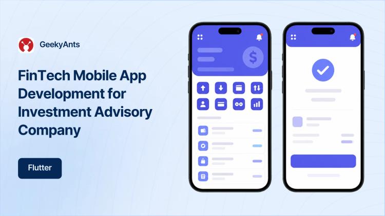 Preview of the FinTech Mobile App Development for Investment Advisory Company