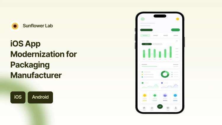 Preview of the iOS App Modernization for Packaging Manufacturer