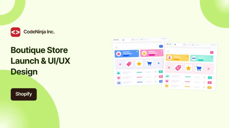 Preview of the Shopify Store & UI/UX Design for Boutique Dress Brand